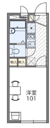 レオパレスベンターナの物件間取画像